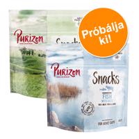 2x40g Purizon macskasnack próbacsomag- Csirke hallal / bárány hallal