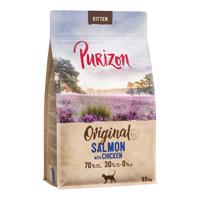 2x6,5kg Purizon Kitten lazac & csirke gabonamentes száraz macskatáp