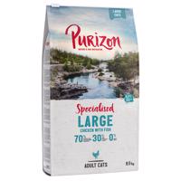 2x6,5kg Purizon Large Adult csirke & hal - gabonamentes száraz macskatáp