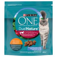 2x650g Purina One Dual Nature Adult csirke & áfonya száraz macskatáp