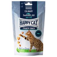 2x70g Happy Cat Culinary Crunchy tőkehal snack macskáknak