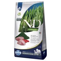 2x7kg N&D Dog Spirulina Adult Medium/Maxi bárány száraz kutyatáp