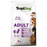 2x8kg Tropidog Premium Adult Small bárány & rizs száraz kutyatáp