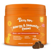 2x90db Zesty Paws Allergy & Immunity Chews lazac étrend-kiegészítő eledel kutyáknak