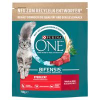 3 x 750g Purina ONE Sterilcat marha száraz macskatáp