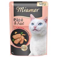 30x85g Miamor Pâté filé lazac nedves macskaeledel