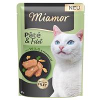 30x85g Miamor Pâté filé vad nedves macskaeledel