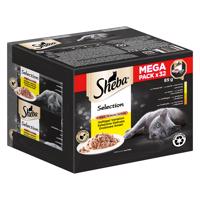 32x 85g Sheba variációk tálcás multipack Selection szószban nedves macskatáp