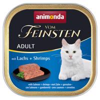 32x100g Animonda vom Feinsten Adult Lazac & garnélarák nedves macskatáp