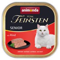 32x100g animonda vom Feinsten Senior nedves macskatáp vegyesen