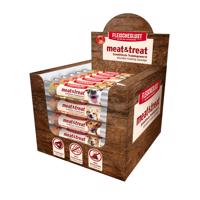 33x80g Fleischeslust meat & treat  tréning kutyaszalámi kutyasnack - Vegyes csomag II (4 fajta)