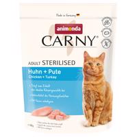 350g animonda Carny Adult Sterilised csirke + pulyka száraz macskatáp