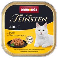 36x100g Animonda vom Feinsten Adult NoGrain szószban nedves macskatáp-Pulyka paradicsomszószban