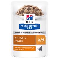 36x85g 24 + 12 ingyen! Hill’s Prescription Diet nedves macskatáp - k/d Kidney Care csirke