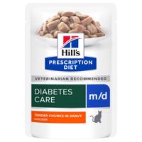 36x85g Hill’s Prescription Diet nedves macskatáp - m/d csirke