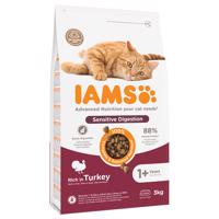 3kg IAMS Advanced Nutrition Sensitive Digestion pulyka száraz macskatáp