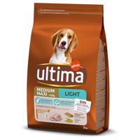 3kg Ultima Medium / Maxi Light Adult csirke száraz kutyatáp