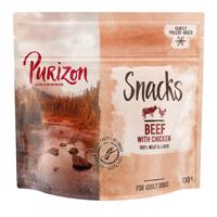 3x100g Purizon kutyasnack marha csirkével - gabonamentes