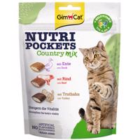 3x150g GimCat Nutri Pockets Country mix macskasnack