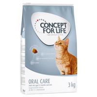 3x3kg Concept for Life Oral Care száraz macskatáp 20% kedvezménnyel