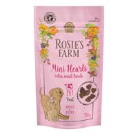 3x50g Rosie's Farm Puppy & Adult "Mini Hearts" borjú kutyasnack