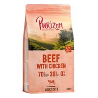 400g Purizon Adult marha & csirke - gabonamentes száraz macskatáp