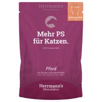 40x100g Herrmann's Selection gazdaságos csomag nedves macskatáp - Ló bio sárgarépával & bio kókuszpehellyel