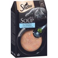 40x40g Sheba Classic Soup fehér hal tasakos nedves macskatáp