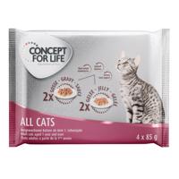 40x85g Concept for Life All Cats nedves macskatáp rendkívüli árengedménnyel