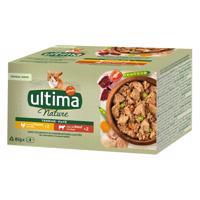 40x85g Ultima Nature Paté csirke & marha nedves macskatáp