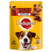 48x100g Pedigree Adult Multipack tasakos nedves kutyatáp - Marha és májkeverék aszpikban