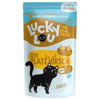 48x125g Lucky Lou Adult Szárnyas & vad nedves macskatáp