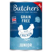 48x400g Butcher's Original Grainfree Junior csirke nedves kutyatáp