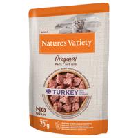 48x70g Nature's Variety Original Paté No Grain pulyka nedves macskatáp 38+10 ingyen