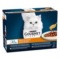 48x85g Gourmet Perle  Szószos élvezet nedves macskatáp 3+1 ingyen akcióban