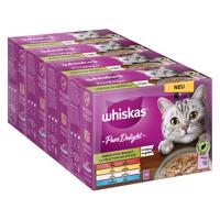 48x85g Whiskas 1+ Adult PURE DELIGHT vegyes raguválogatás aszpikban nedves macskatáp