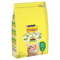 4kg PURINA Friskies Adult Cat nyúl, csirke & zöldség száraz macskatáp