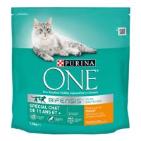 4x1,5kg Macska 11 éves és + csirke PURINA ONE - Száraz macskatáp