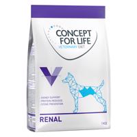 4x1kg Concept for Life Veterinary Diet Dog Renal száraz kutyatáp