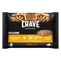 4x85g Crave tasakos nedves macskatáp multipack- Szósz csirkével