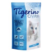 5l Tigerino Crystals tarka macskaalom - Sensitive, parfümmentes - Kék