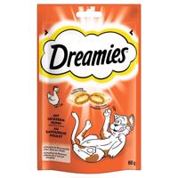 60g Dreamies csirke macskasnack 25% kedvezménnyel