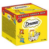 60g Dreamies macskasnack Mix: csirke, sajt lazac 25% kedvezménnyel