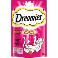 60g Dreamies marha macskasnack 25% kedvezménnyel