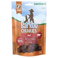 6x100g Barkoo Chunkies Meat Cubes marha kutyasnack