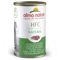 6x140g Almo Nature HFC Natural Tonhal a Csendes-óceánból nedves macskatáp 5+1 ingyen!