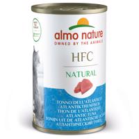 6x140g Almo Nature HFC Natural Tonhal az Atlanti-óceánból nedves macskatáp 5+1 ingyen!