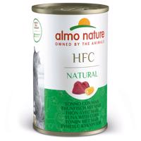 6x140g Almo Nature HFC Natural Tonhal & kukorica nedves macskatáp 5+1 ingyen!