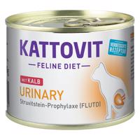 6x185g Kattovit Urinary nedves macskatáp-borjú