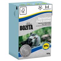 6x190g Bozita Feline Sensitive Diet & Stomach nedves macskatáp